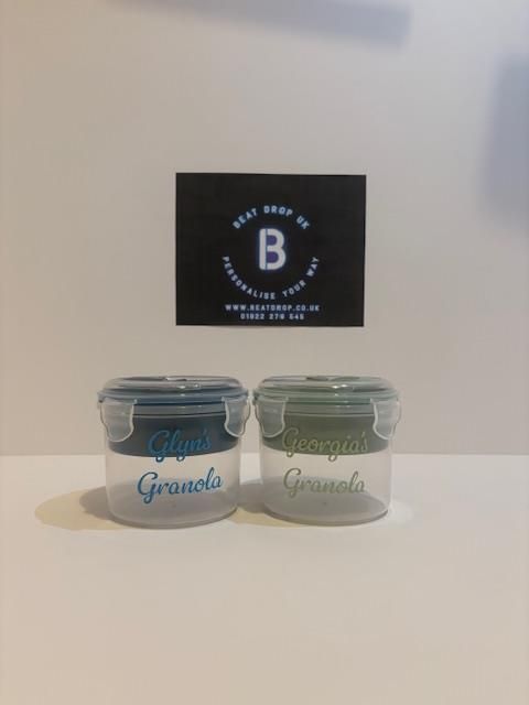 Personalised Breakfast on the go tub