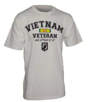 Vietnam Veteran Ribbon White