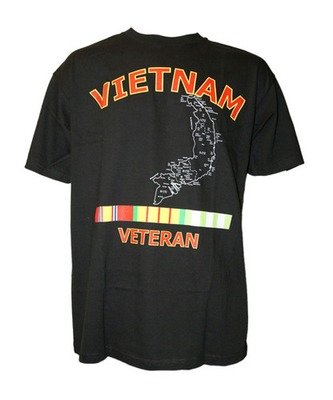 Vietnam Veteran Ribbon Black