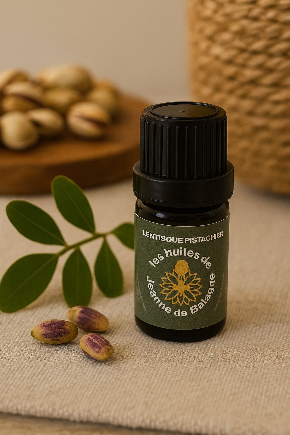 Huile essentielle de lentisque pistachier pistacia lentiscus