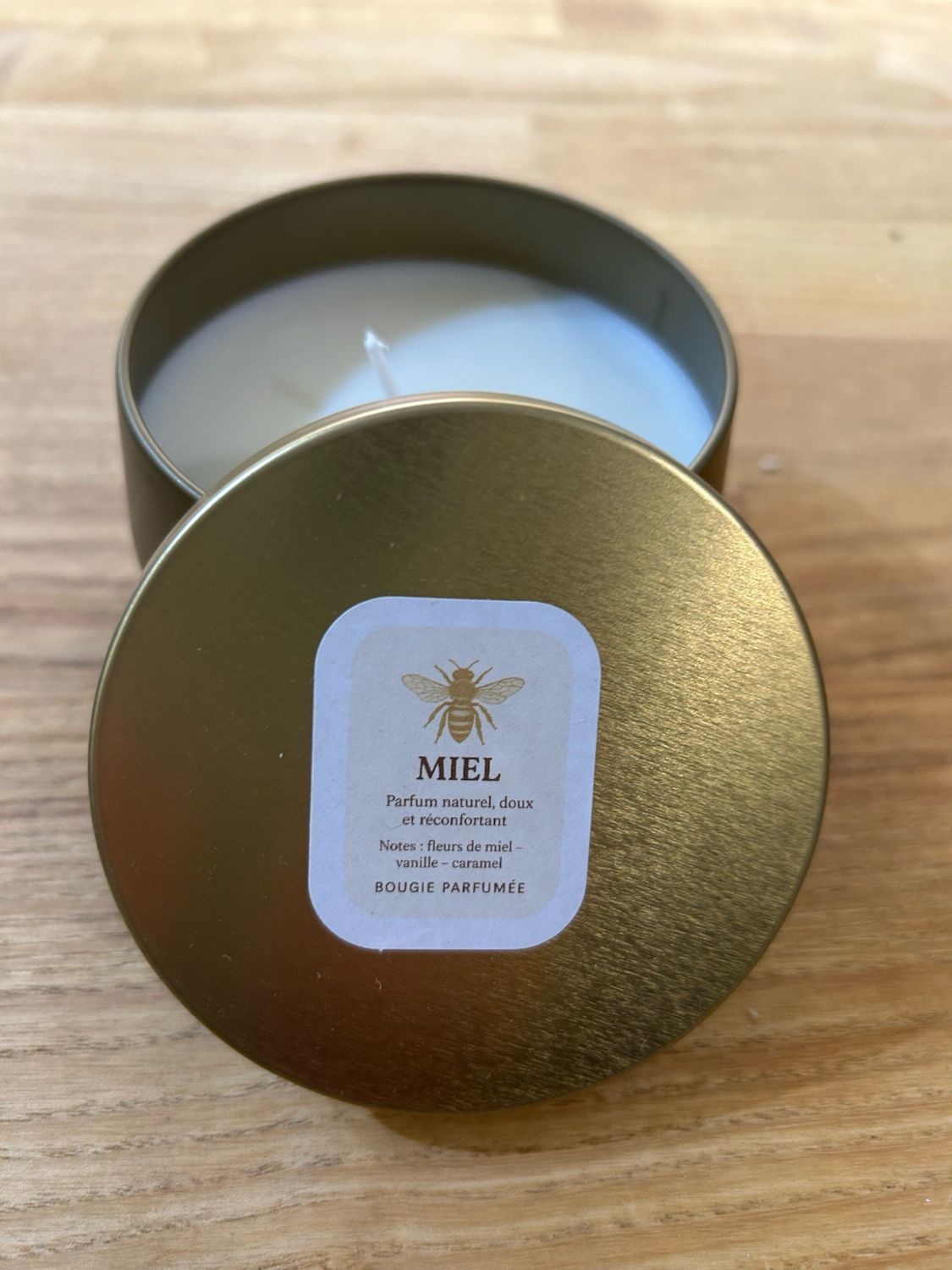 Bougie miel