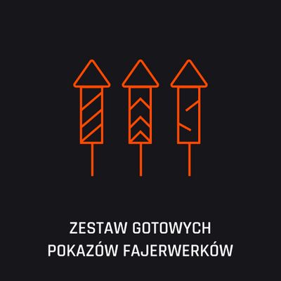 Zestaw gotowych pokazów fajerwerków