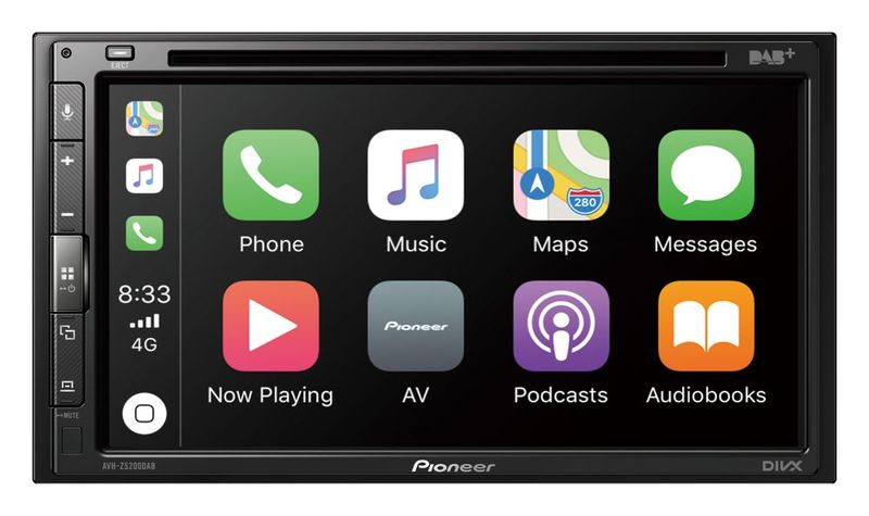 Autoradio Multimedia DVD CarPlay AndroidAuto Pioneer AVH-Z5200DAB