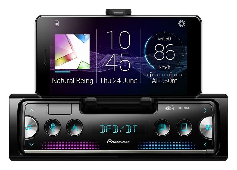 Autoradio Pioneer SPH-20DAB ( support telephone incorporé )