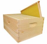 Bee Hive Kit | Deep Expansion Assembled with Frames and Doublewaxed Foundation | Assembled | Deep 9 5/8&quot;