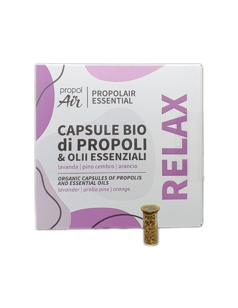 Apitherapy | PropolAir | Organic Propolis Refill Capsules - Relax - Propolis + Lavender, Pine, &amp; Orange