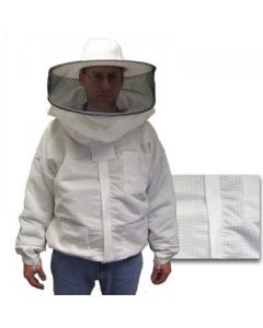Bee Basics | Ventilated Jacket with Round Veil for Beekeepers, name: 3XL