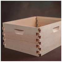 Bee Hive Box | Hive Body | Deep | Super | 10-frame Langstroth | Unassembled or Assembled, Hive Body Size: 9 5/8" Deep | Fits 9 1/8" frames, Assembled or Unassembled: Unassembled