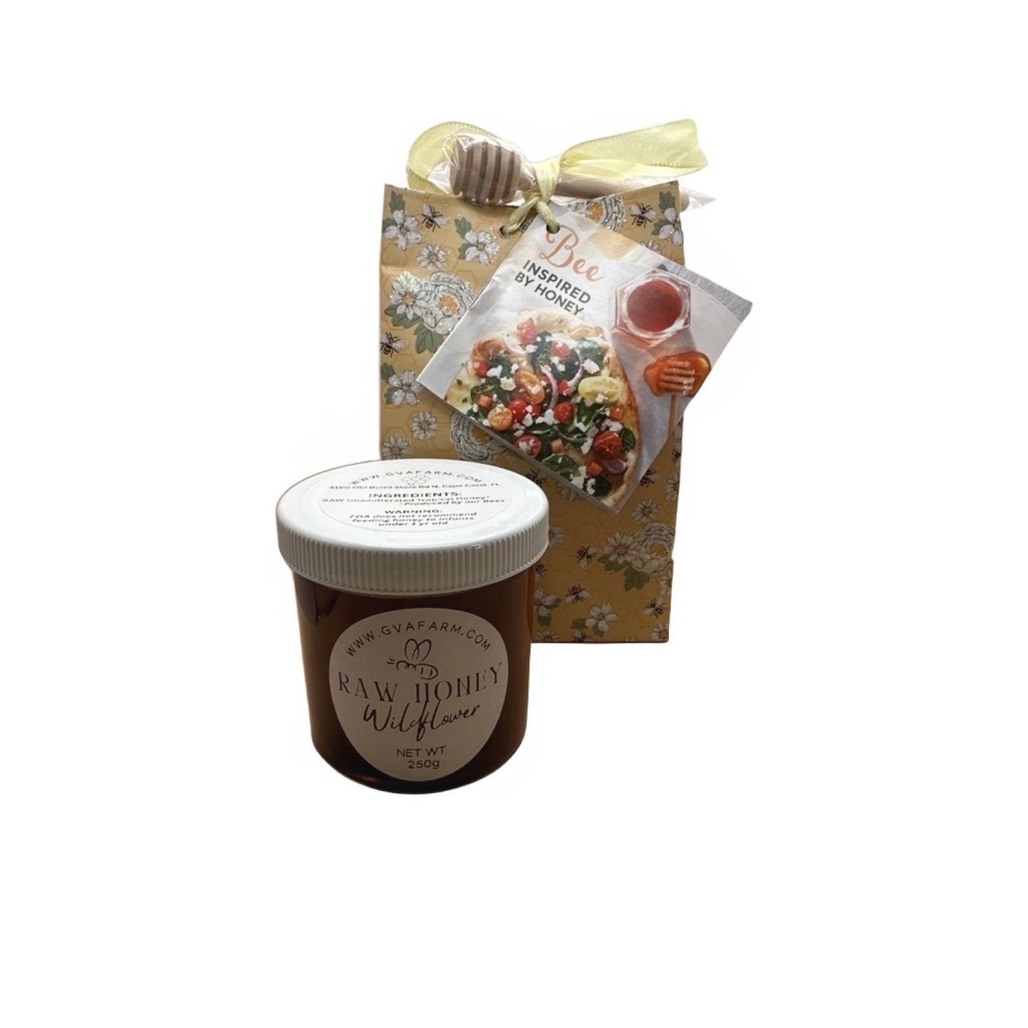 Produced OnFarm | Raw Tropical Wildflower Honey with Bee Pollen &amp; Propolis 250g | Hive Guard Honey