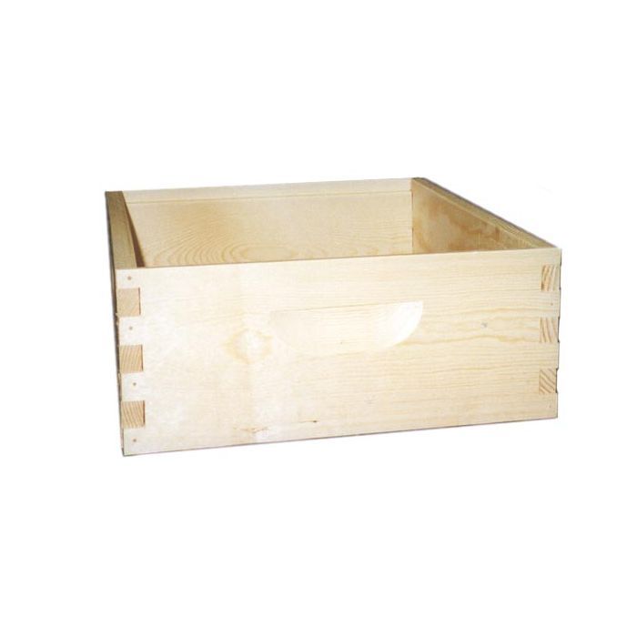 Bee Hive | Bee Box | Hive Body | Deep | Super | 10-frame Langstroth | Unassembled or Assembled, name: 6 5/8" IL Super | Fits 6 1/4" frames, Assembled