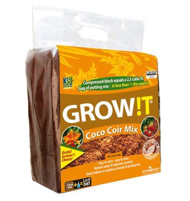 GROW!T Coco Coir Mix | Block | Bricks | Growing Media &amp; Soil Amendment
