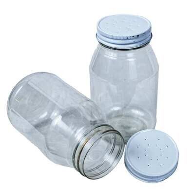 Bee Basics | Feeder Qt Jar with Lid | Quart Regular Mouth, Holes: Without Holes