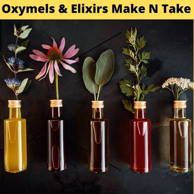 Event | Bee103 Products of the Hive™ Make-N-Take Workshop Series | Oxymels &amp; Elixirs from Honey | July