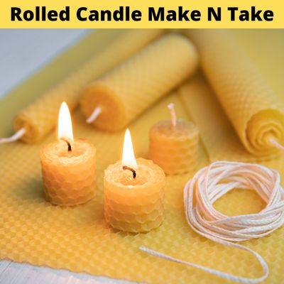 Event | Bee103 Products of the Hive™ Make-N-Take Workshop | Beeswax HandRolled Candles