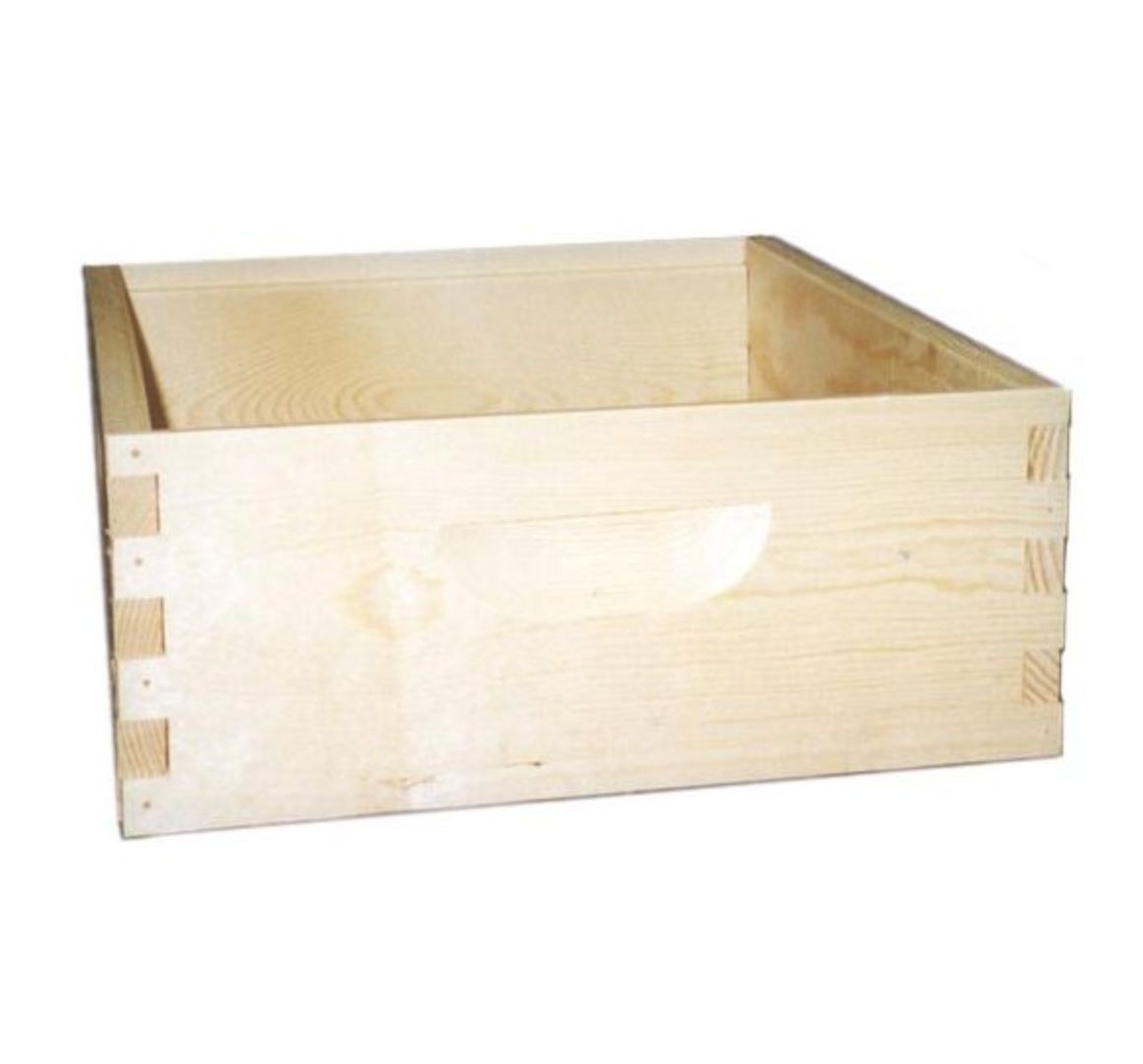 Bee Hive Box | Hive Body | Super 6 5/8" | 10-frame Langstroth | Unassembled or Assembled