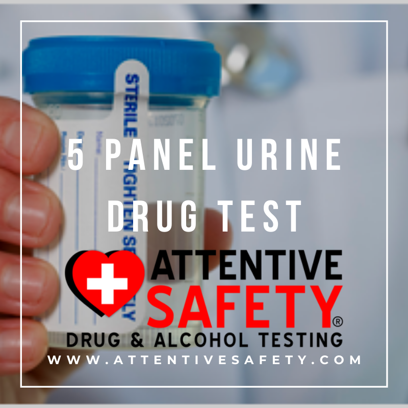 5 Panel Urine Drug Test