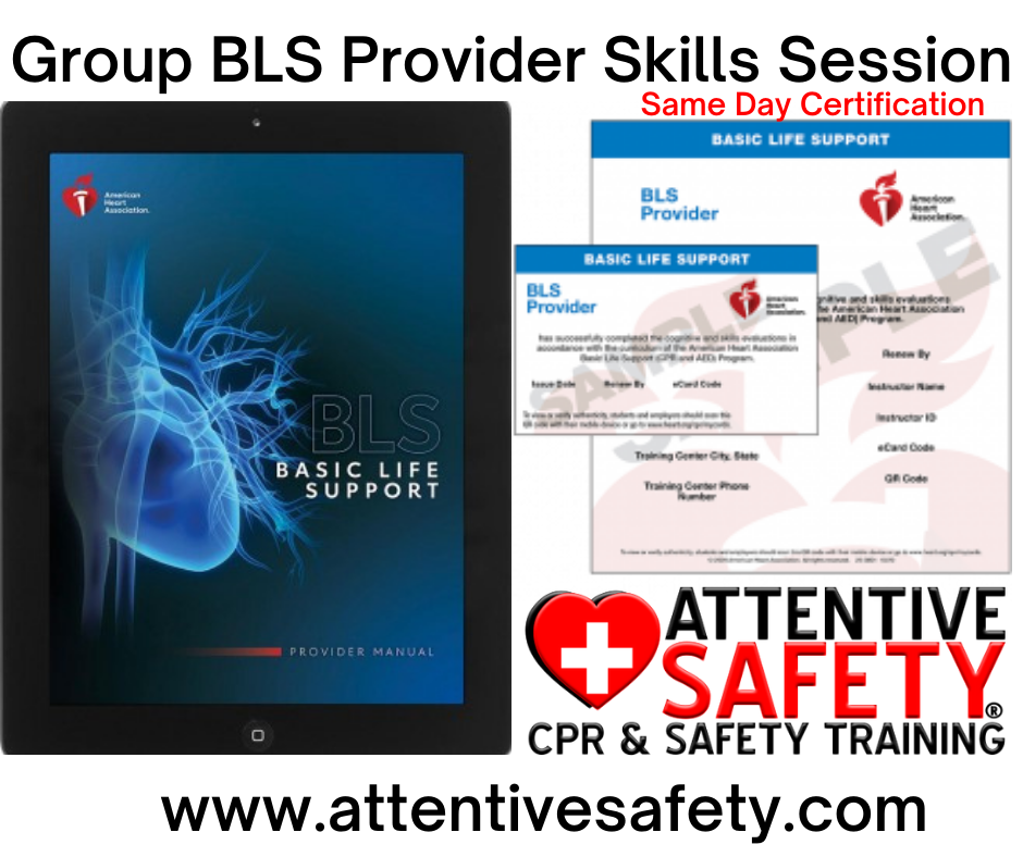 Group BLS Provider Skills Session (10-19 people)