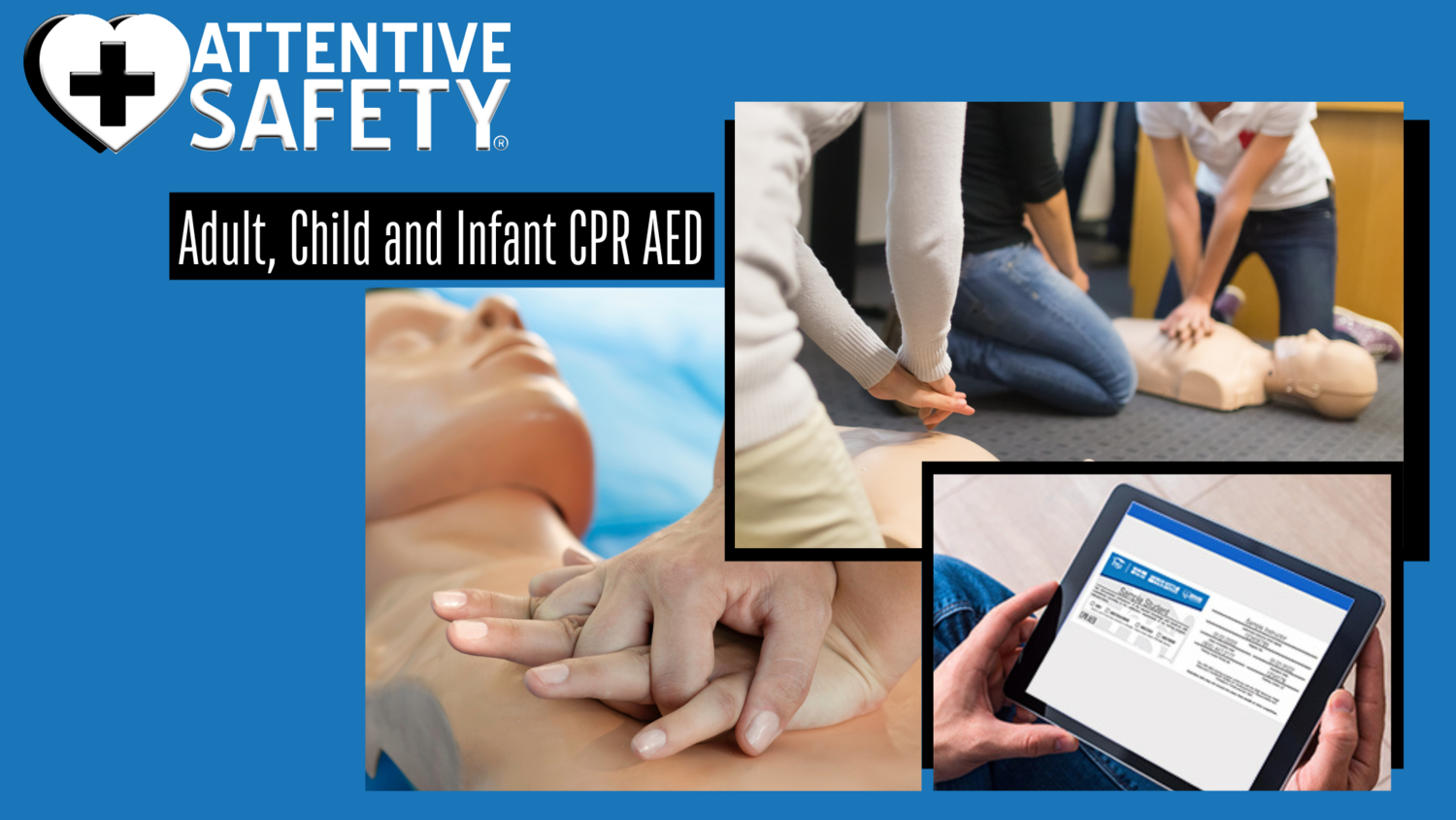 Adult, Child and Infant CPR AED