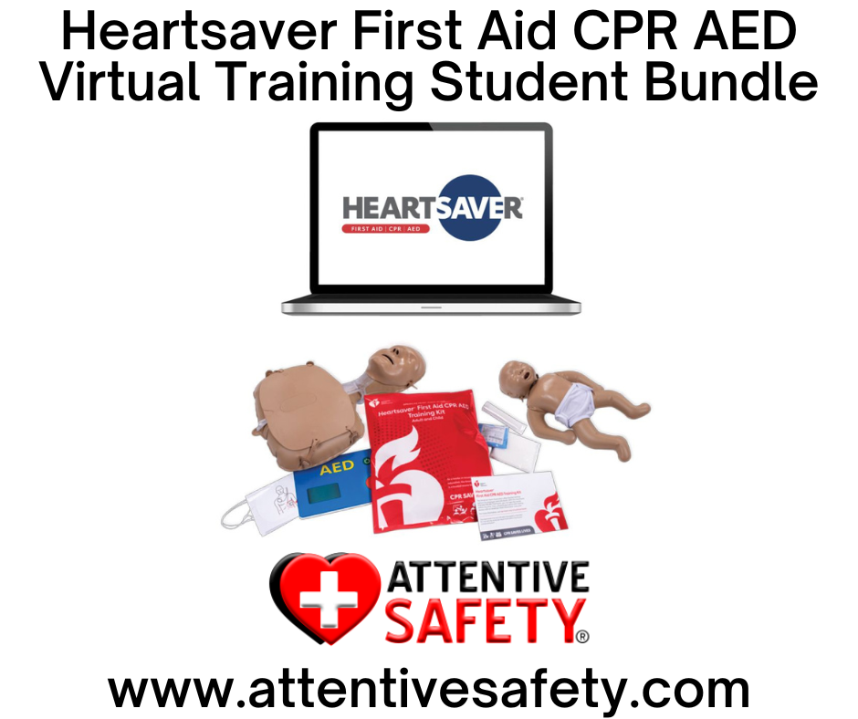Heartsaver First Aid CPR AED Virtual Training Student Bundle
