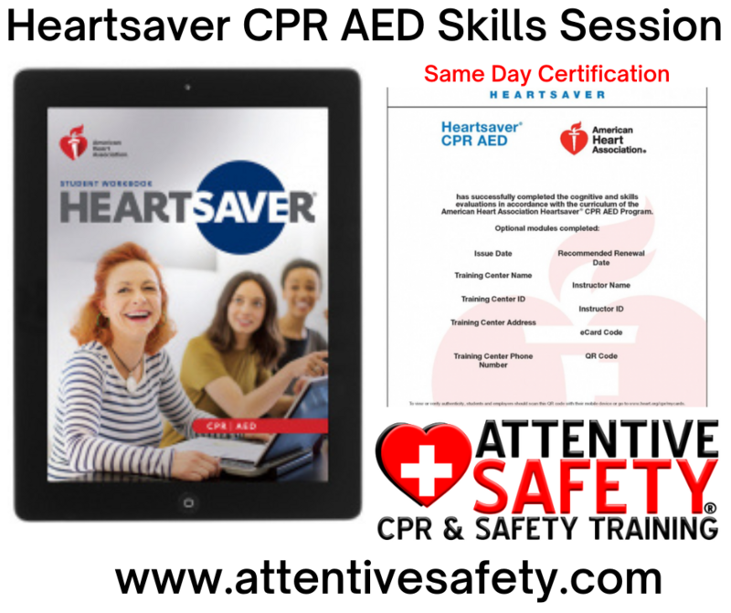Heartsaver CPR AED Skills Session