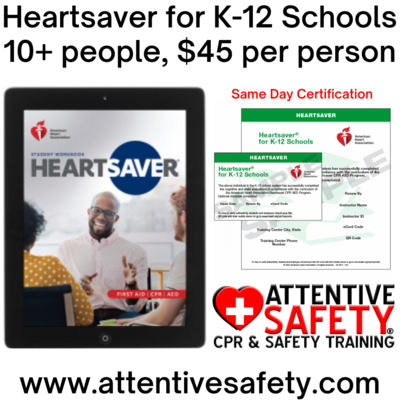 Heartsaver First Aid CPR AED for K-12 Schools