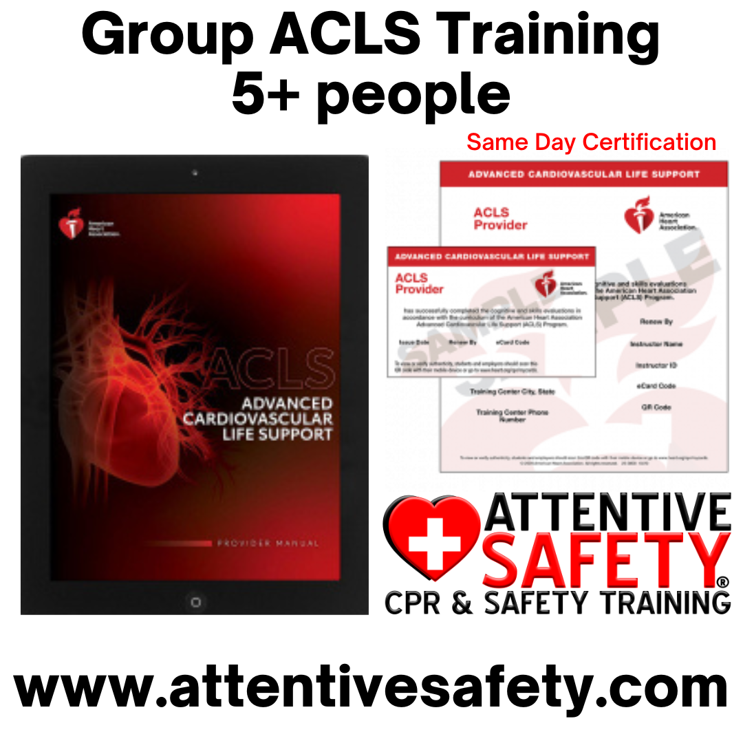 Group ACLS Training &amp; Certification (5+ Participants – We Come to You!)