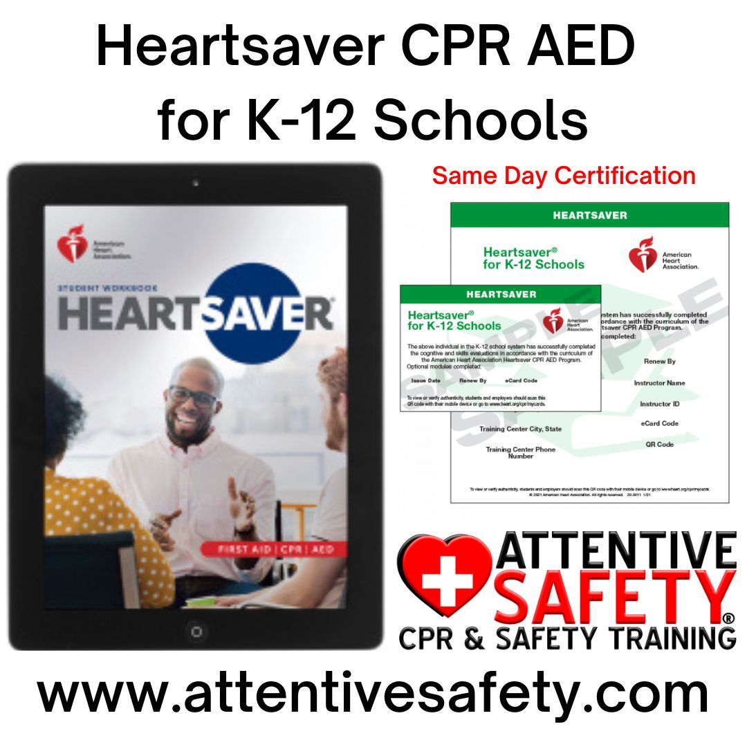 Heartsaver CPR AED for K-12 Schools