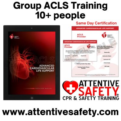 Group ACLS Training &amp; Certification (10+ Participants – We Come to You!)
