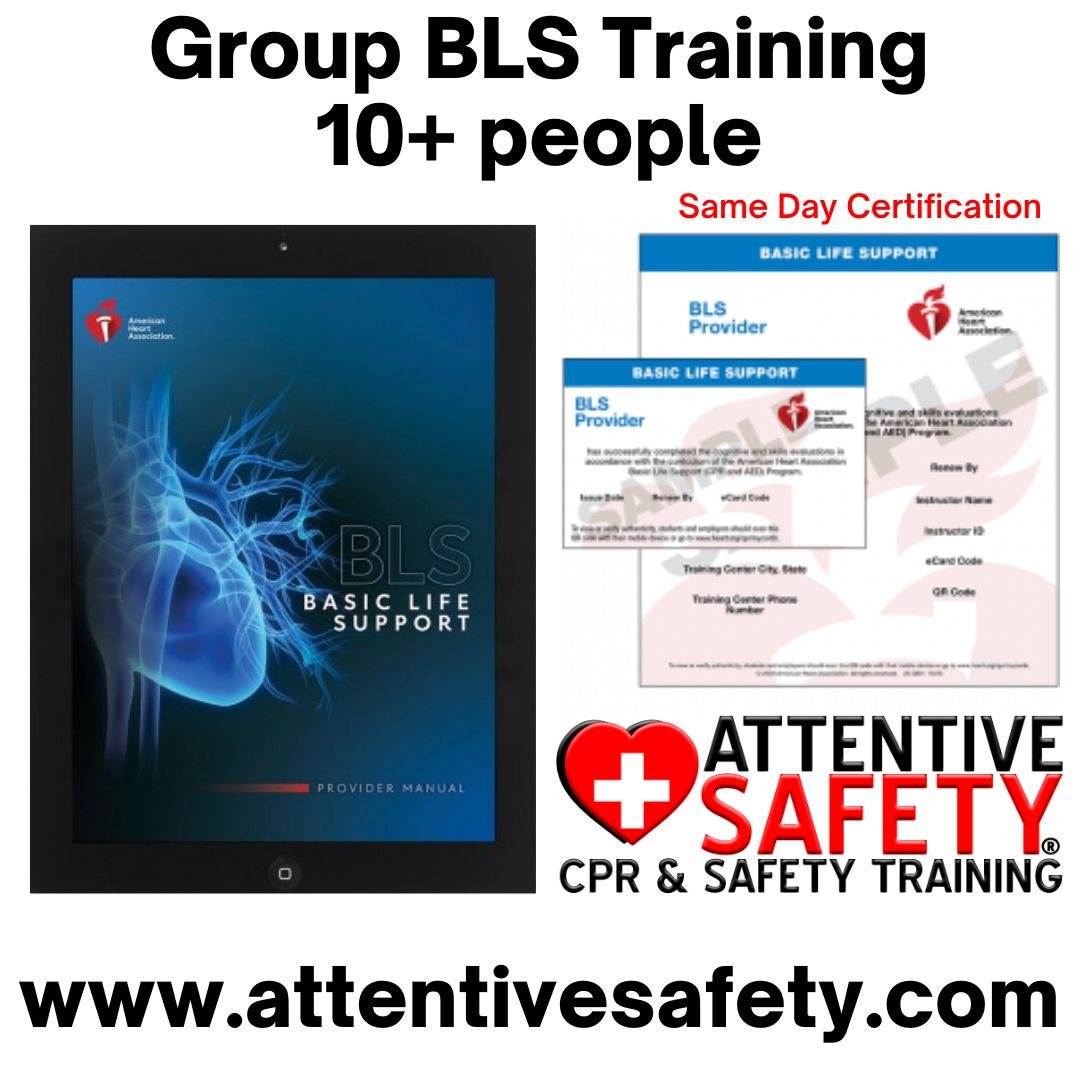 Group BLS Training &amp; Certification (5+ Participants – We Come to You!)
