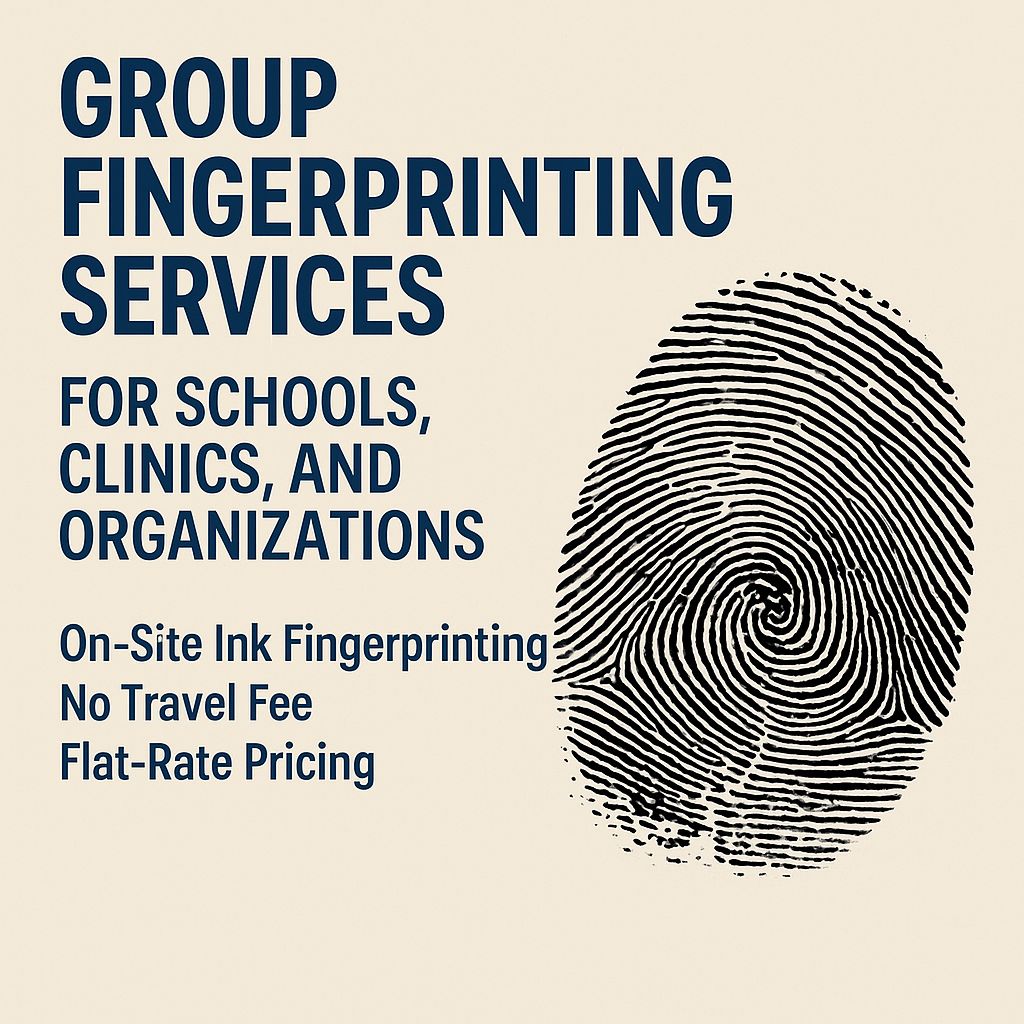 On-Site Group Fingerprinting – Ink Cards