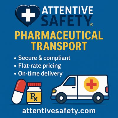Pharmaceutical Transport – On-Site Pickup &amp; Delivery