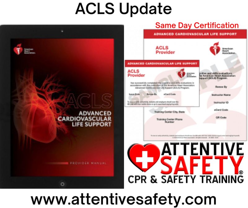 ACLS Update (Must have unexpired ACLS card) ACLS Update (Must have unexpired ACLS card)
