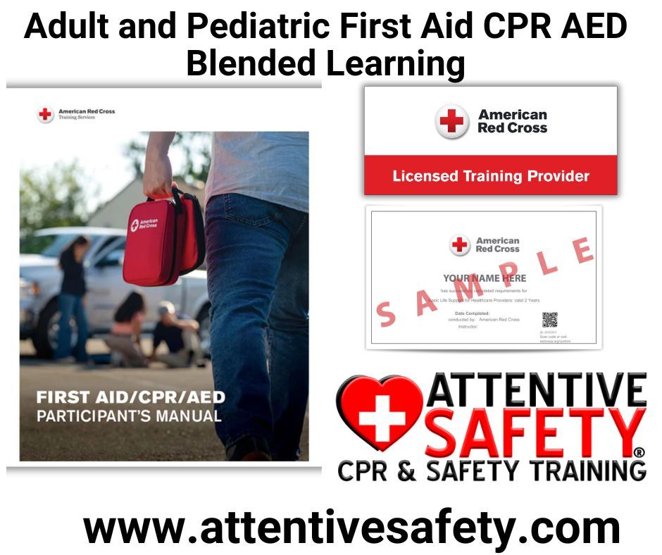 Adult and Pediatric First Aid CPR AED Blended Learning