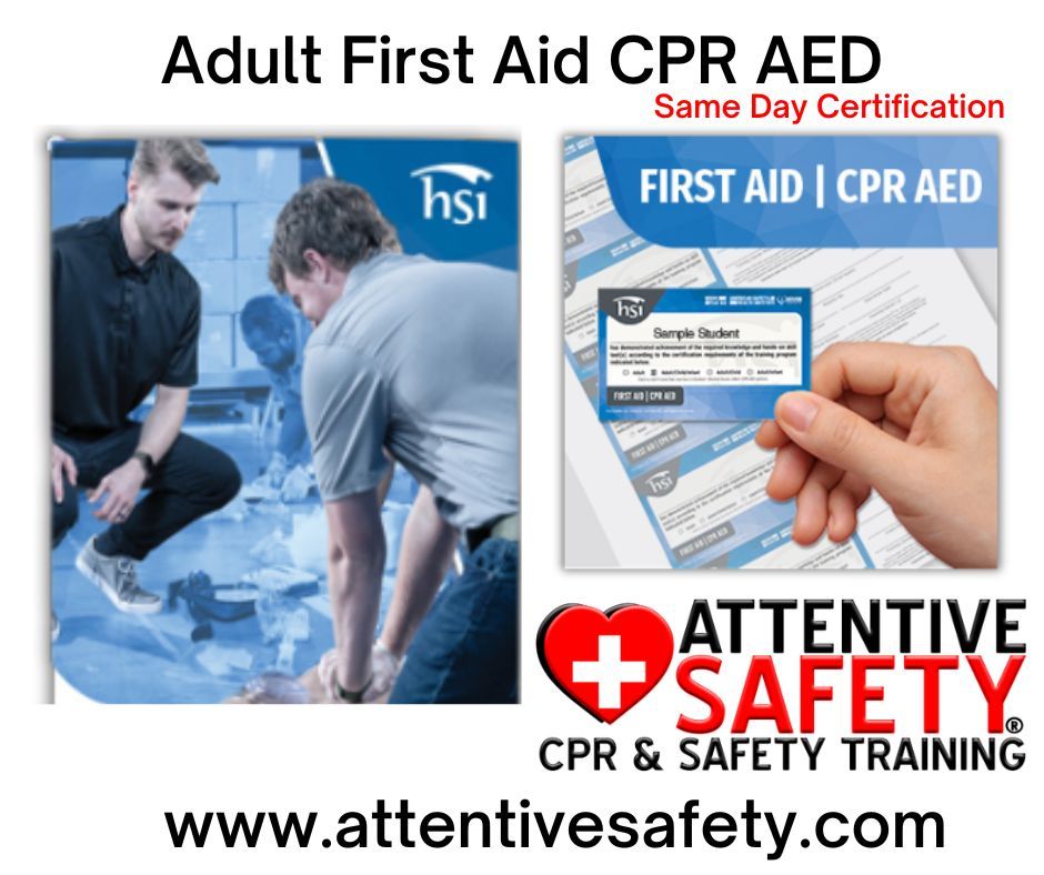 Adult First Aid CPR AED ​