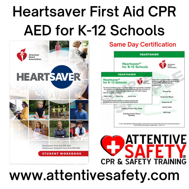 Heartsaver First Aid CPR AED for K-12 Schools