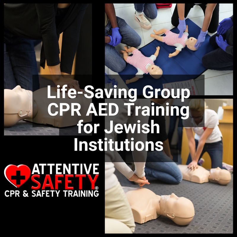 Life-Saving Group CPR AED Training for Jewish Institutions (10+ People – We Come to You!)