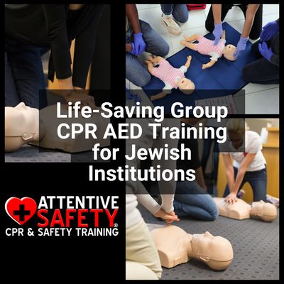 Life-Saving Group CPR AED Training for Jewish Institutions (10+ People – We Come to You!)