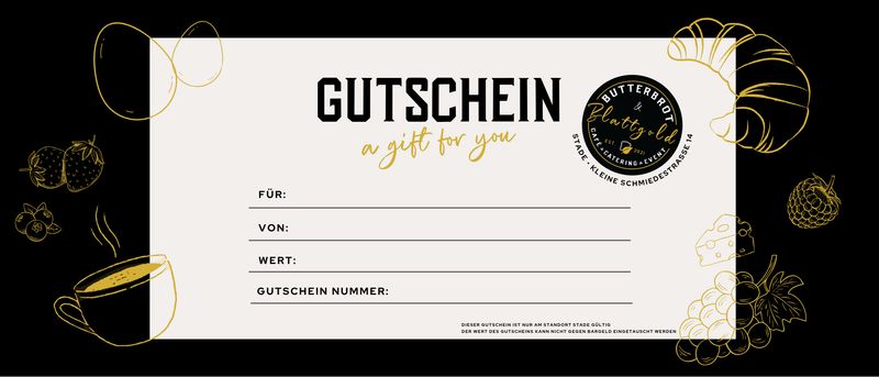 Geschenkgutschein Café Stade