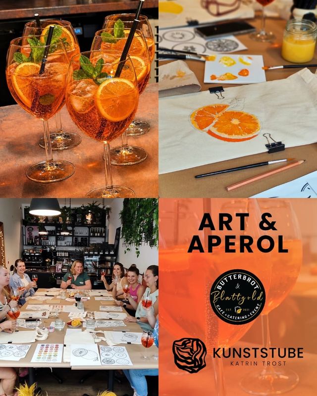 Art & Aperol 10.09. - Jutebeutel gestalten
