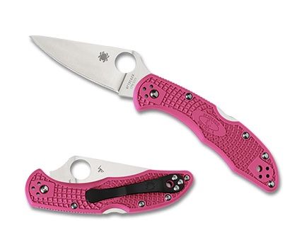 Delica 4 Pink, Blade Finish: Standard Blade