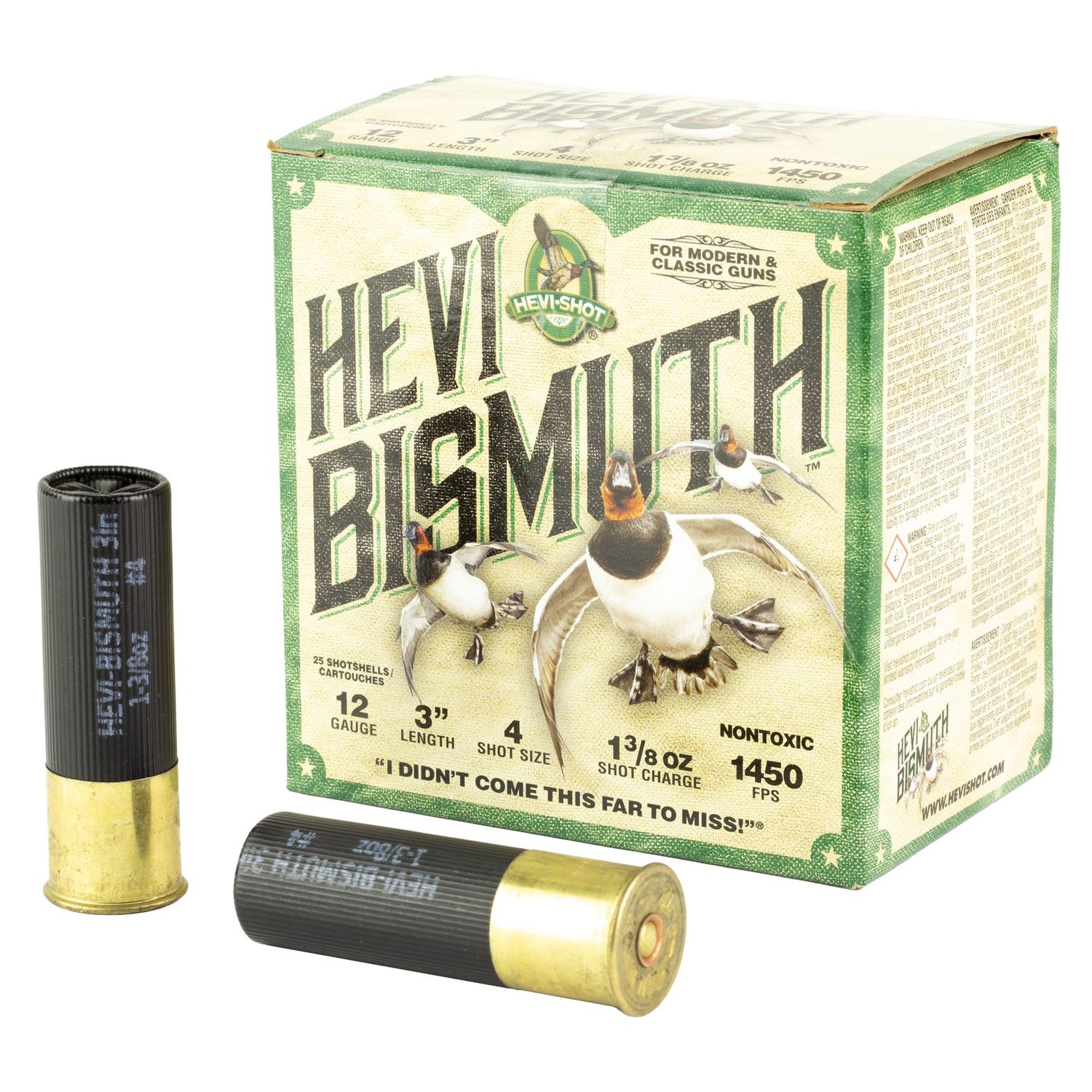 12ga 3” Hevi Bismuth #4 25rd