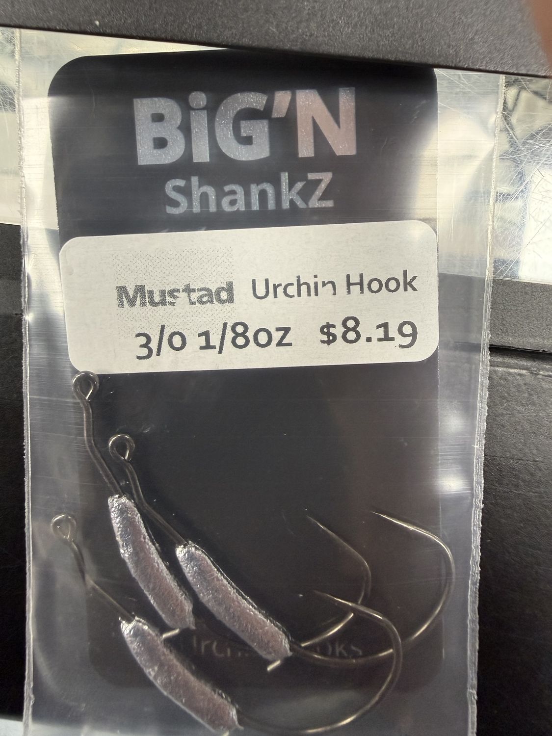 Big'N ShankZ Urchin Hooks, Size: 3/0, Style: Mustad, weight: 1/8oz