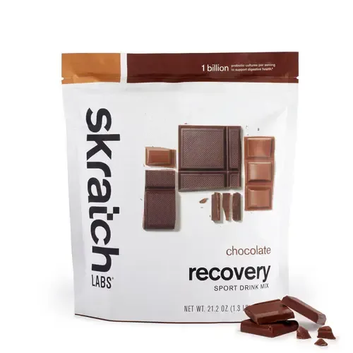 Recovery Sport Drink Mix, Chocolate, 600g, 12-Serving Resealable Pouch