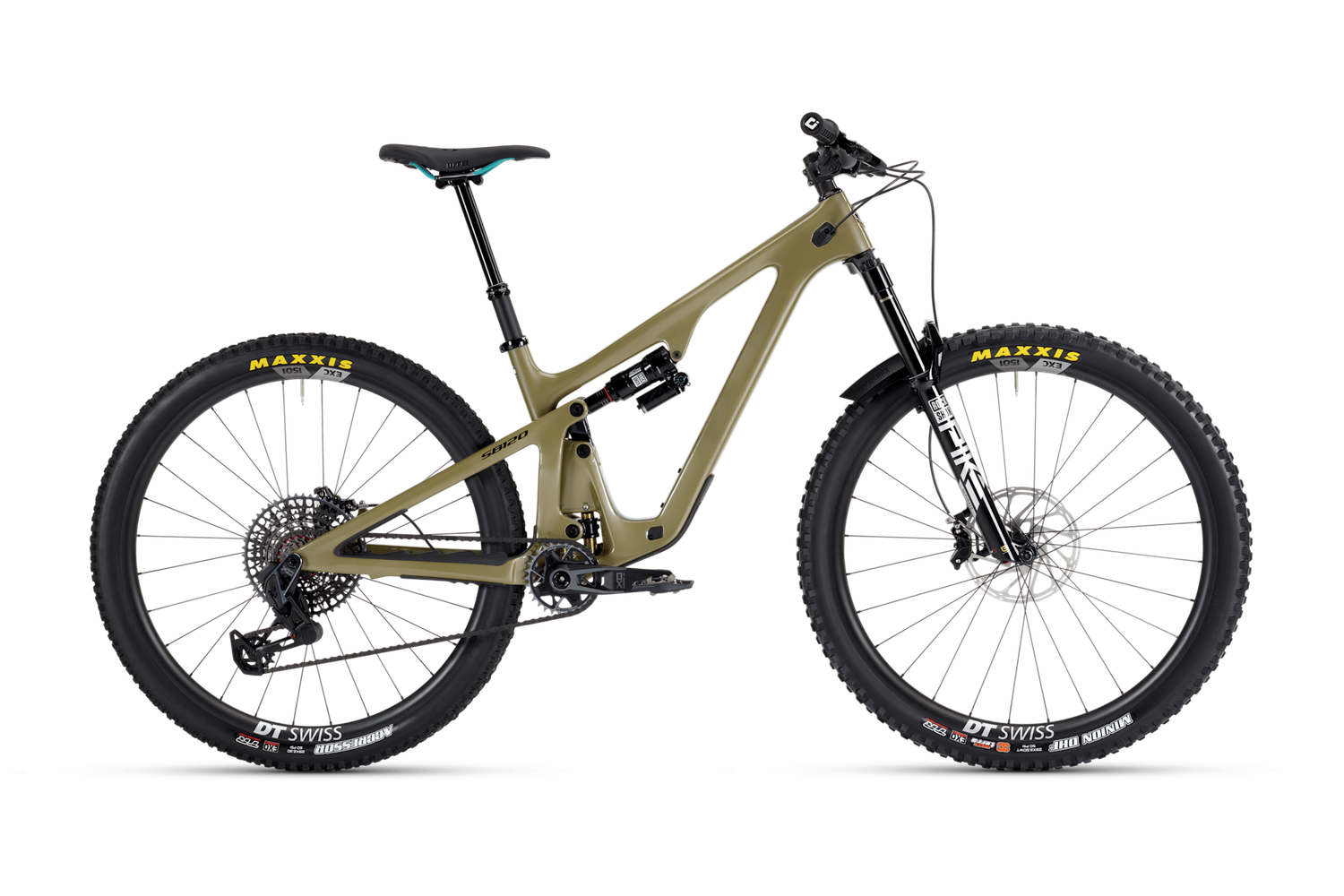SB120 LR T3 X0 Transmission TURQ w/ DT Swiss EXC 1501 Carbon Wheelset 