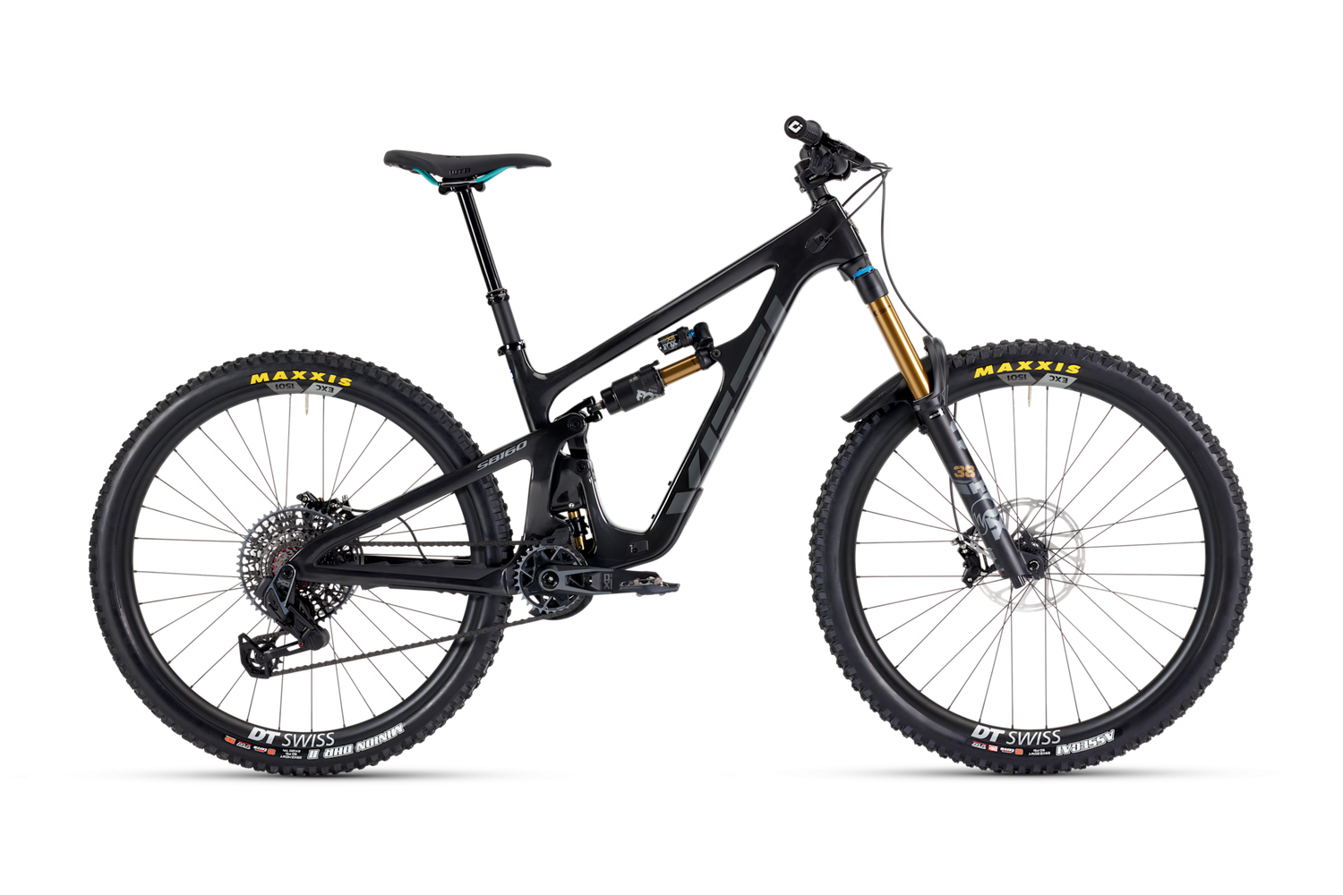 SB160 TURQ T3 X0 Transmission w/ DT Swiss EXC 1501 Carbon Wheelset 