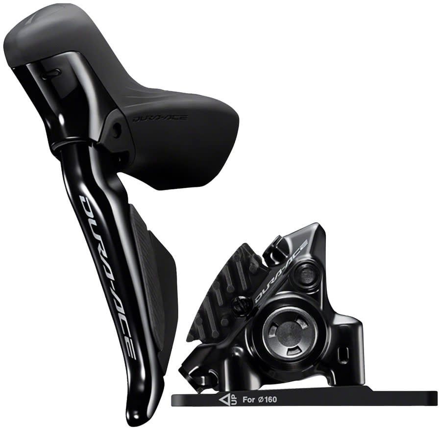 DISC BRAKE SET/J-kit DIRECT, DURA-ACE, ST-R9270 (L), BR-R9270 (F), FOR 160MM ROTOR, RESIN PAD (W/FIN), W/CONNECTER INSERT, 1000MM HOSE (SM-BH90 BLACK)
