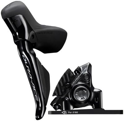 DISC BRAKE SET/J-kit DIRECT, DURA-ACE, ST-R9270 (L), BR-R9270 (F), FOR 160MM ROTOR, RESIN PAD (W/FIN), W/CONNECTER INSERT, 1000MM HOSE (SM-BH90 BLACK)