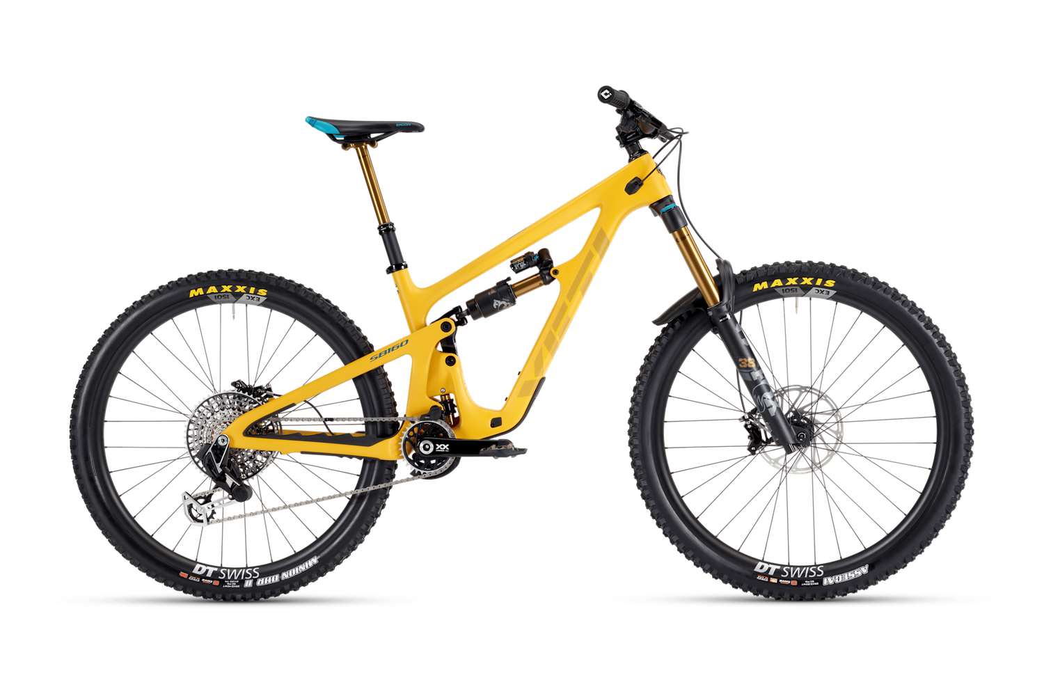 SB160 TURQ T4 XX Transmission w/ DT Swiss EXC 1501 Carbon Wheelset 