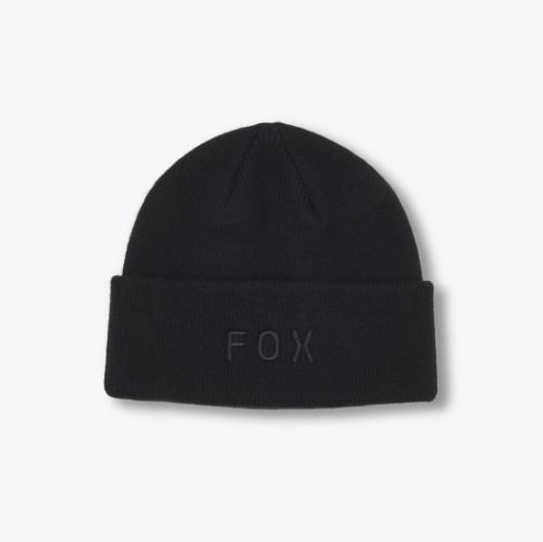 WORDMARK BEANIE BLACK