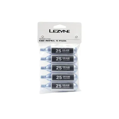 25G CO2 - 5 PACK SILVER